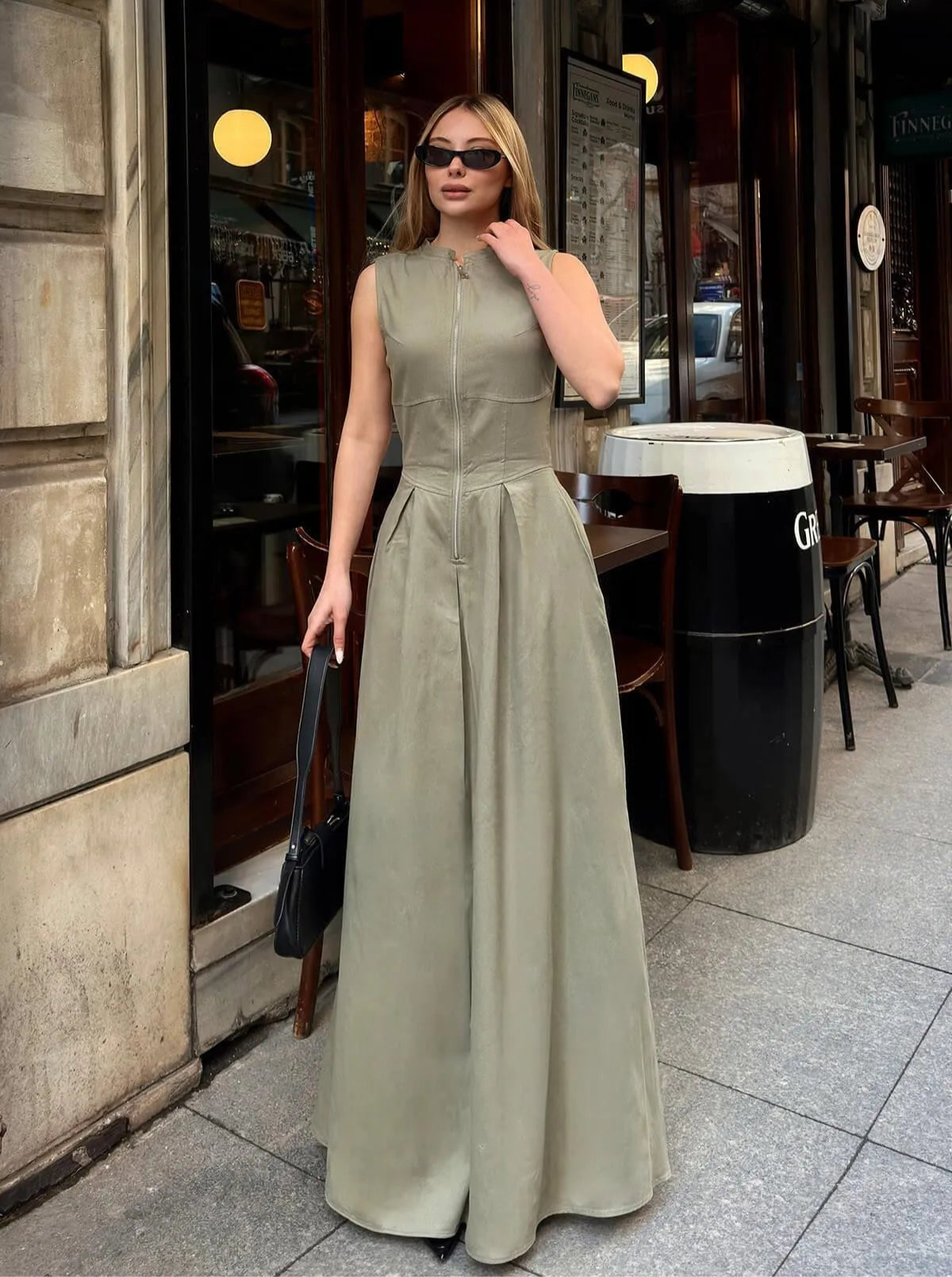 EMILIA |  Maxi-Kleid mit Reißverschluss