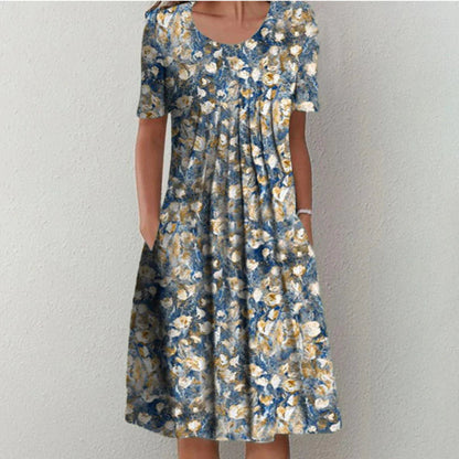 SOFIE | Blumenkleid mit Taschen