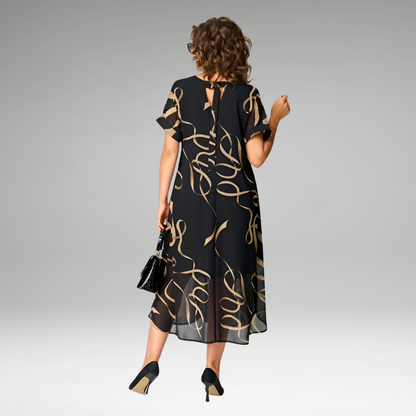 SANNA – Kleid mit grafischem Print