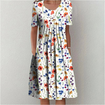 SOFIE | Blumenkleid mit Taschen