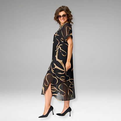 SANNA – Kleid mit grafischem Print