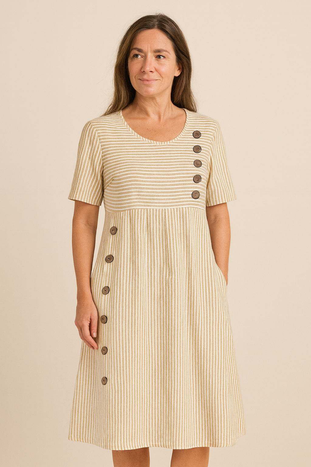 SONYA | Gestreiftes Sommerkleid