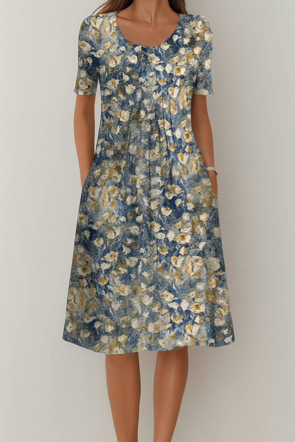 SOFIE | Blumenkleid mit Taschen