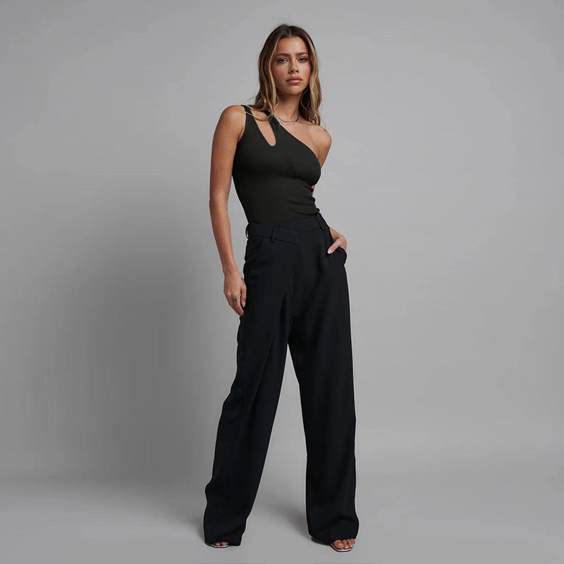 RONYA | Single shoulder Jumpsuit