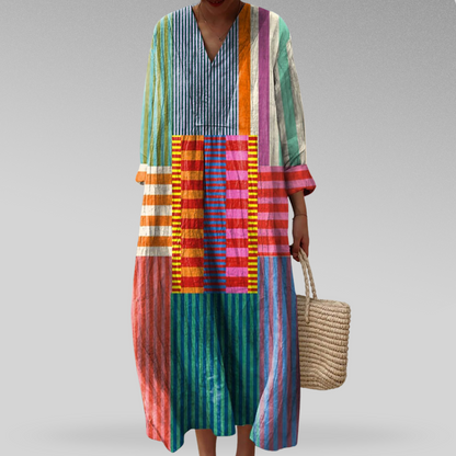 LIA | Elegantes geometrisches Kleid