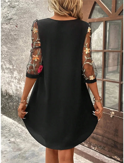 MARTHA | Kleid mit Stickerei