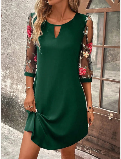MARTHA | Kleid mit Stickerei