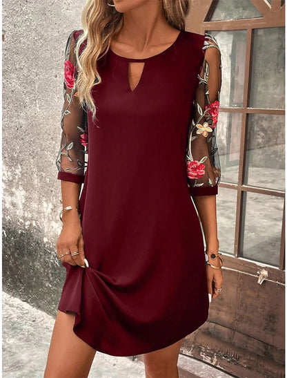 MARTHA | Kleid mit Stickerei