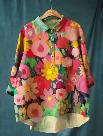 SOFIA | Elegante Bluse mit Blumenprint