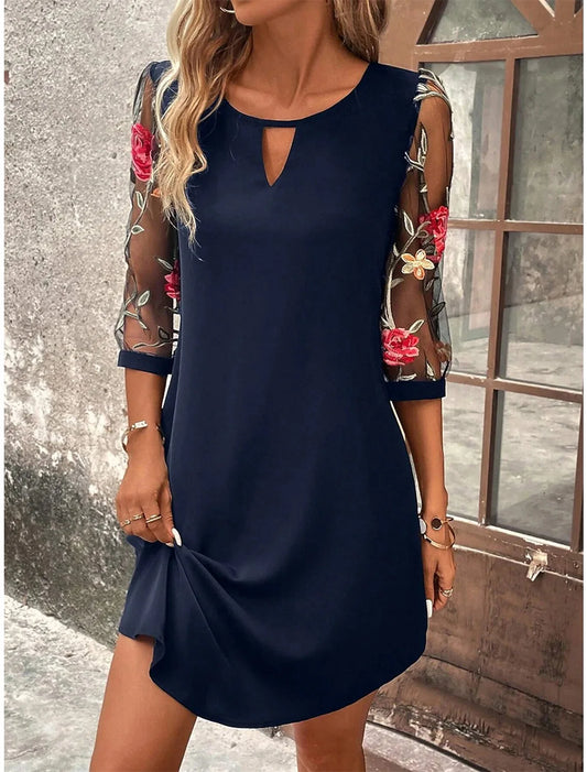 MARTHA | Kleid mit Stickerei