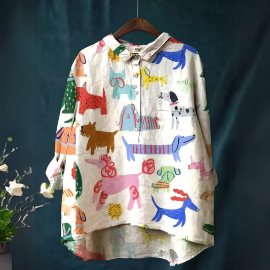 SOFIA | Stilvolle, lässige Bluse mit Print