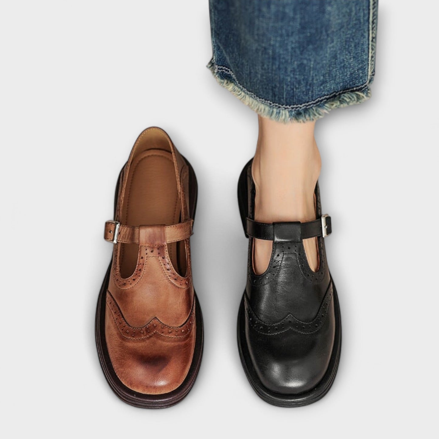 JANINE | Leder Mary Janes