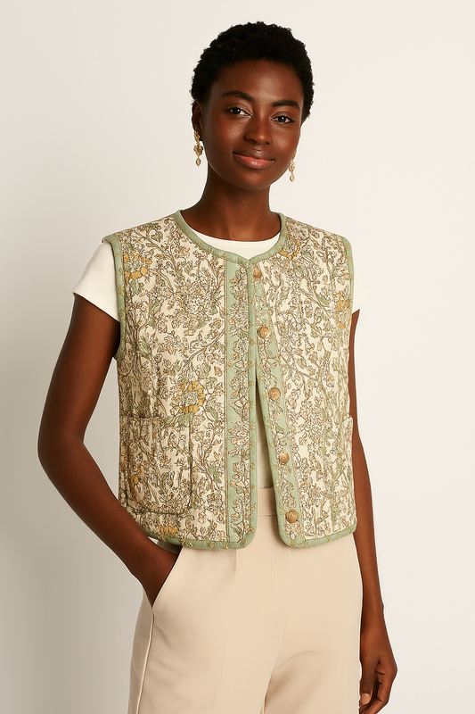 FINJA | Quilted Sleeveless Jacket