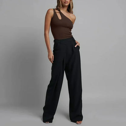 RONYA | Single shoulder Jumpsuit