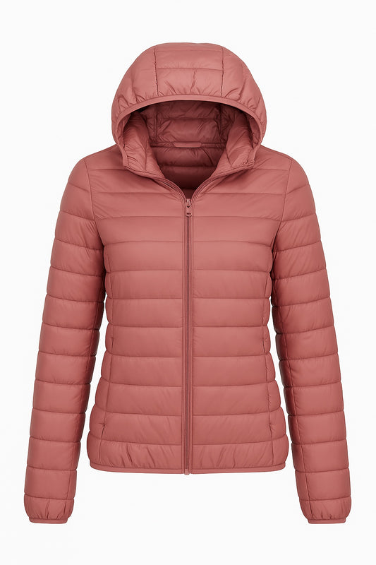 ROSA | Winterjacke mit weißen Entenfedern