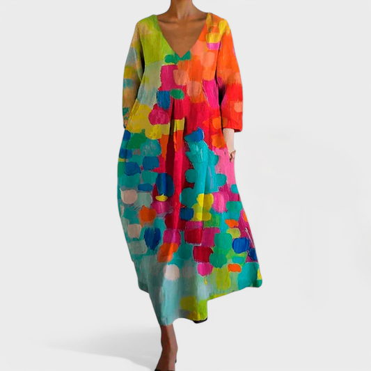 ANA – Kleid mit V-Ausschnitt