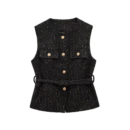 MILA | Tweed Gilet
