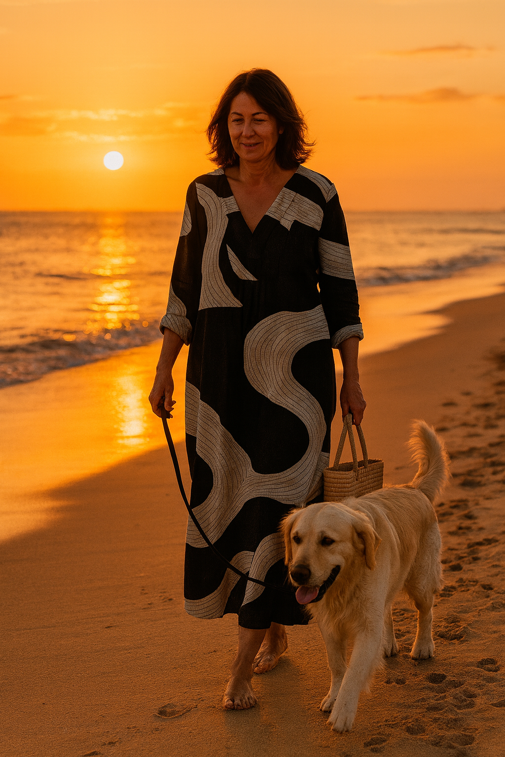 KAREN | Elegant Geometric Dress